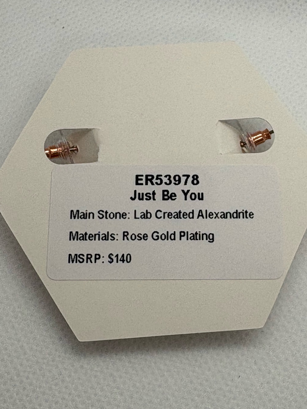 June Alexandrite Hoops - Picture 3 of 3
